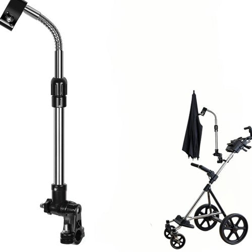 Umbrella Mount Stand Adjustable Wheelchair Umbrella Universal Clamp with Quick-Release Base Fits 20-25mm Tube for Golf Cart,Wheelchairs,Scooters,Beach Chairs,Bikes