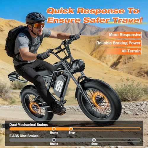 2500W Electric Dirt Bike for Adults - 36MPH All-Terrain E-Bike