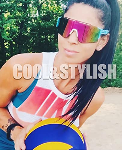 Polarized Sports Sunglasses for Cycling, Running & Baseball - C17