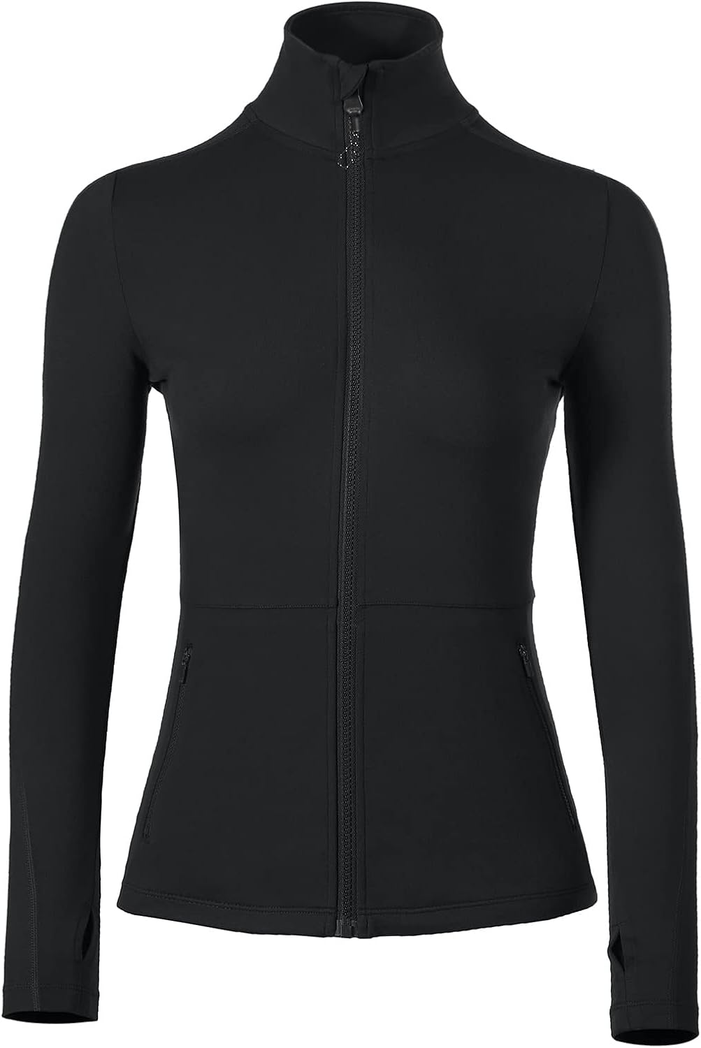 VUTRU Women's Yoga Jacket - Full Zip Athletic Running Track Jacket for Active Lifestyle
