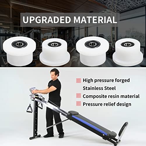 Gym Wheel Roller Replacement for Total Gym Models 1000-1900
