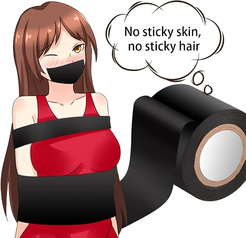 Durable Black Fitness Tape for Yoga Training