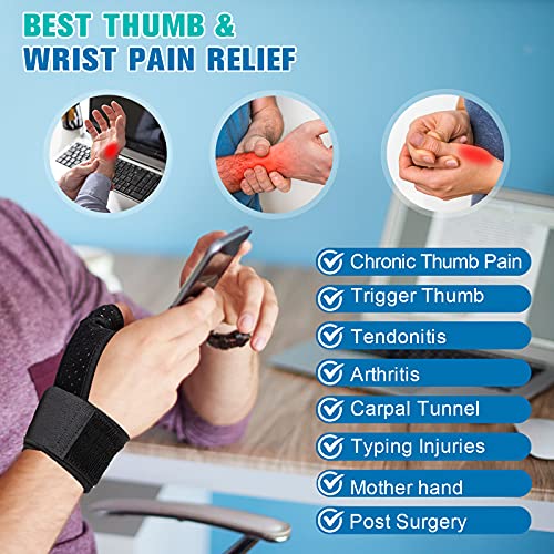 Reversible Thumb & Wrist Brace for Arthritis Pain Relief, Support & Stabilization