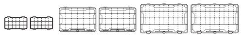 Flambeau Outdoors T5PW "IKE" Multiloader Tackle Box, Fishing Organizer with Tuff Tainer Boxes Included, Zerust Anti-Corrosion Technology - Translucent Red/Gray