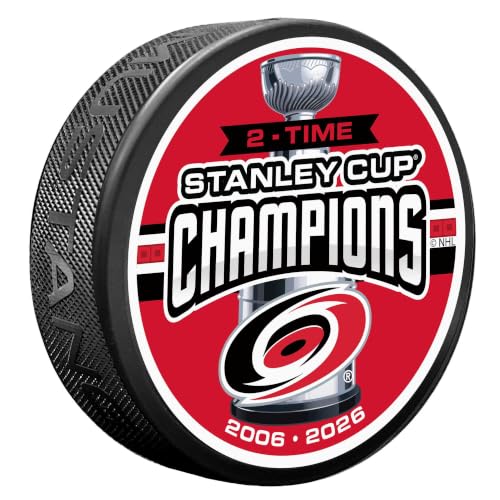 Carolina Hurricanes Stanley Cup Champions Puck - 3D Engraved
