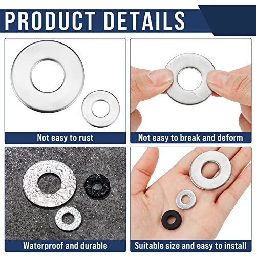 4-Pack Stainless Steel Locking Hardware Kit for Metal Cans, Secure Lock Set