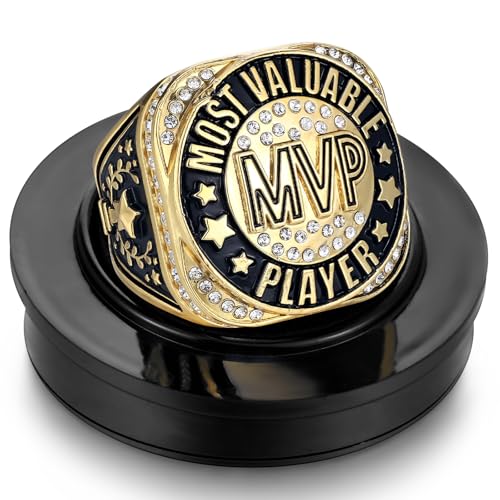 MVP Championship Ring with Display Stand & Necklace - Size 11