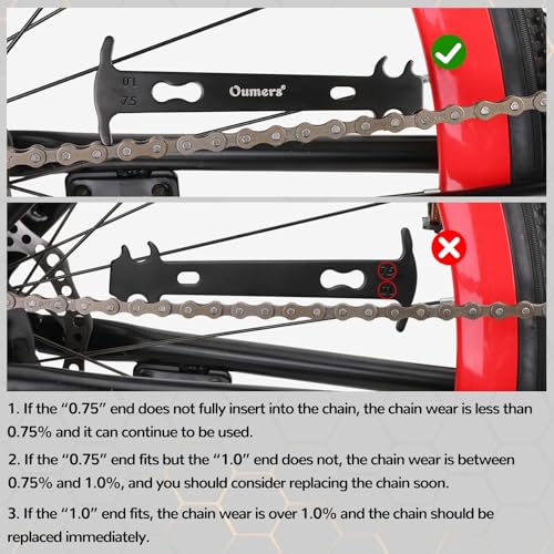 Bike Chain Repair Tool Set - Black | Chain Break Tool, Link Pliers & Checker