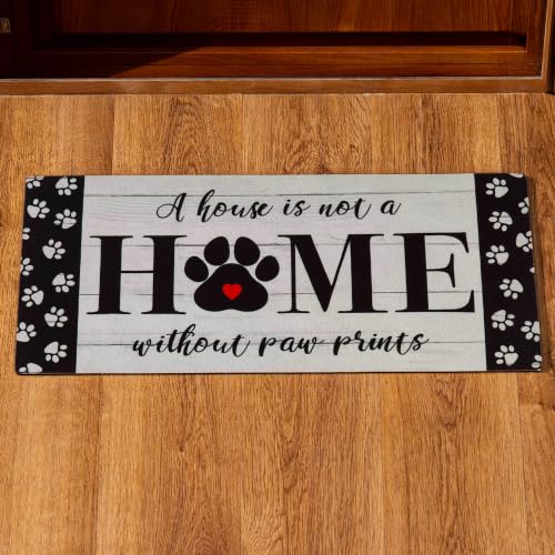 Evergreen Garden Paw Print Home Sassafras Doormat Insert - 22 x 10 inches