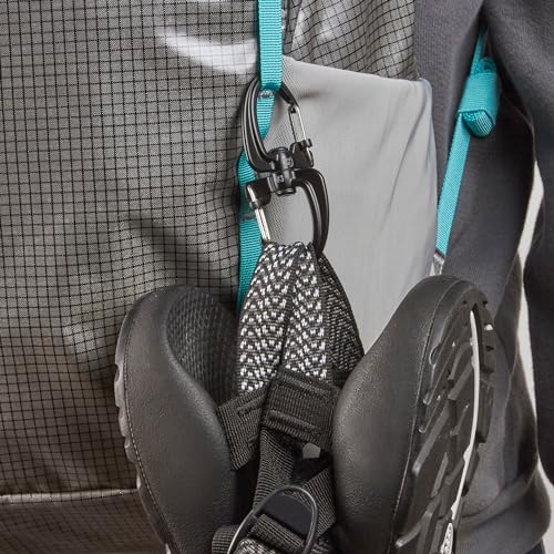 Nite Ize S-Biner 360 SlideLock Dual Carabiner, Swivel Key & Bottle Clip #3, Black