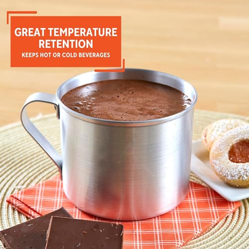 1.25-Quart Aluminum Mug for Camping and Stovetop Use - 40 Ounces