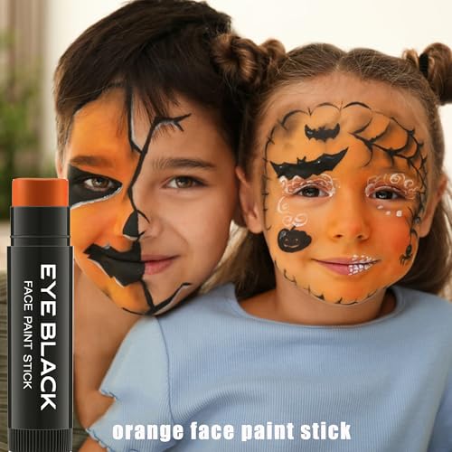 Anti-Glare Eye Black Sports Grease Stick - Waterproof Face Paint for Athletes