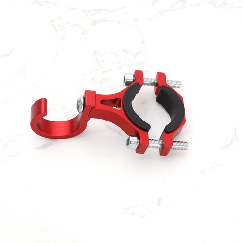 The Lord of the Tools Electric Scooter Hook Universal Scooter Hook Aluminium Hanger Hook Multifunctional Scooter Hanging Hook Accessories for Electric Scooters Bicycles Motorcycles Red