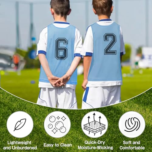 Mesh Scrimmage Jerseys for Soccer & Football - Youth to Adult