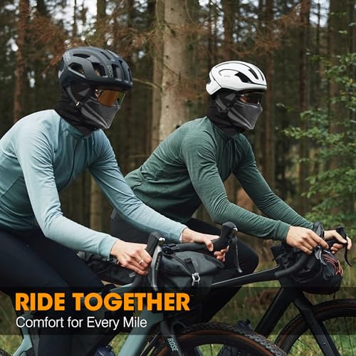Motorcycle Ski Mask Balaclava Face Mask for Men - Black
