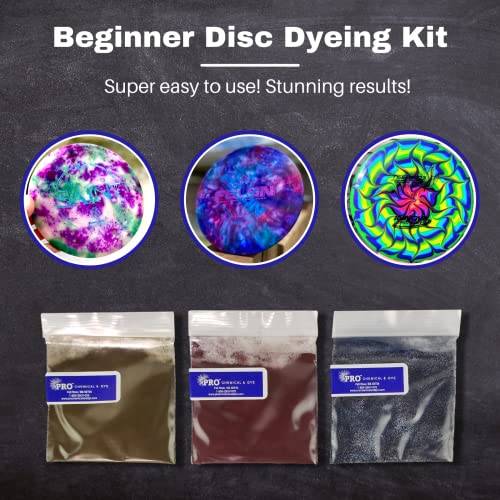 PRO Chemical Disc Golf Dye Kit - Starter Set for Beginners, Vibrant Customization