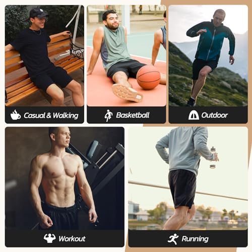 Men's 3 Pack Athletic Shorts with Pockets - Quick Dry Workout Wear