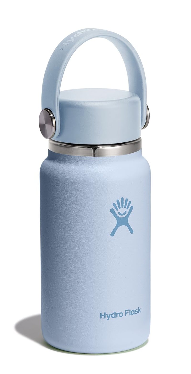 Hydro Flask Micro Bottle - Leak Proof Purse or Pocket Flask - Insulated Mini Water Bottle 6.7 Oz Surf