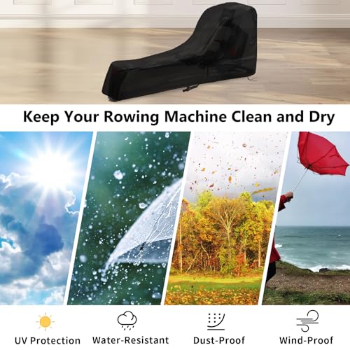 Waterproof Rowing Machine Cover - Dustproof & UV Resistant