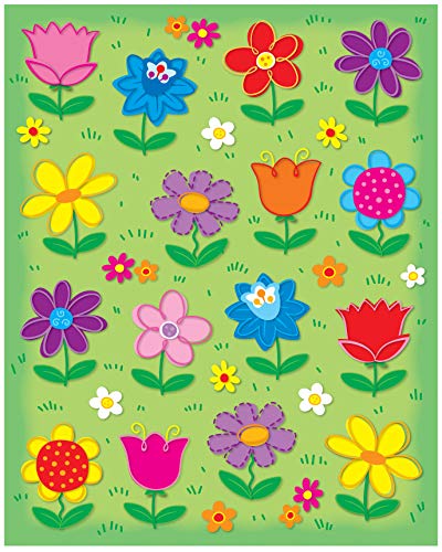 Flower Reward Stickers for Kids - 96-Piece Classroom Incentive Pack - Flowers
