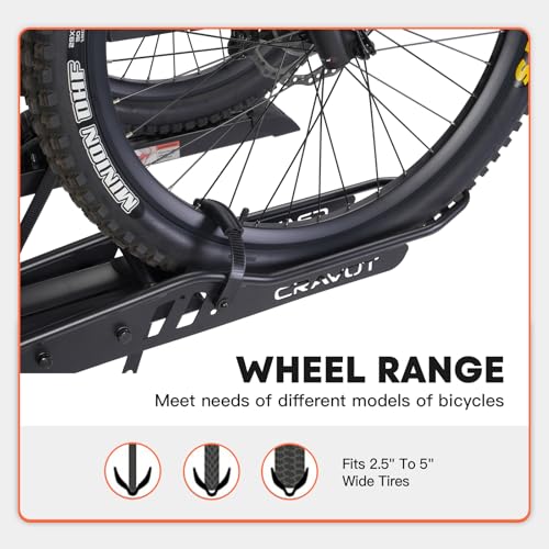 Heavy Duty Foldable E-Bike Rack for 2 E-Bikes, 300 lbs Capacity
