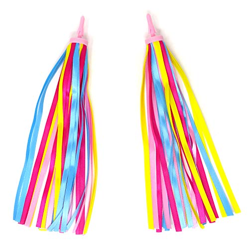 Colorful Bike and Scooter Handlebar Streamers - 1 Pair