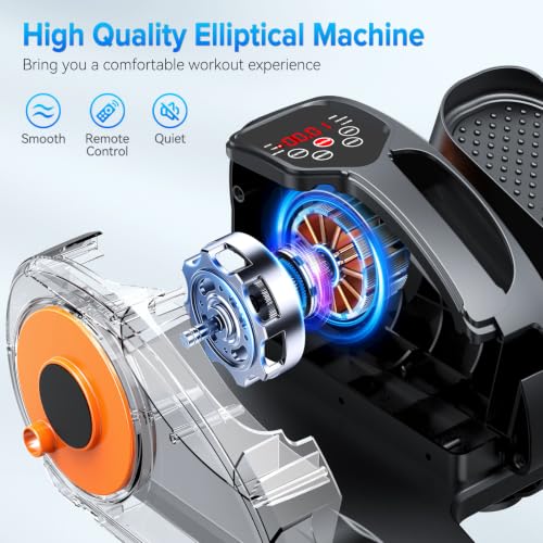 Under Desk Elliptical Machine - Electric Leg Exerciser Small