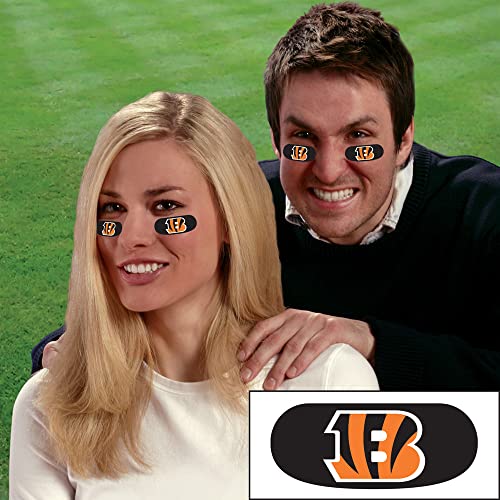 Cincinnati Bengals Eye Black Stickers - 6 Pack