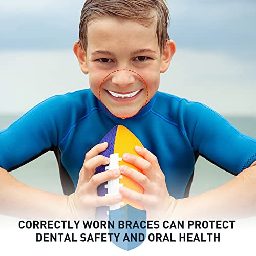 Kids Youth Mouth Guard - Transparent EVA Sports Mouthpiece