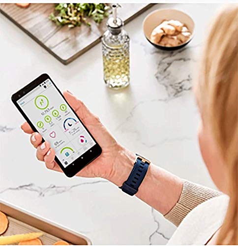 Silicone Replacement Bands for Fitbit Versa - Black, Large