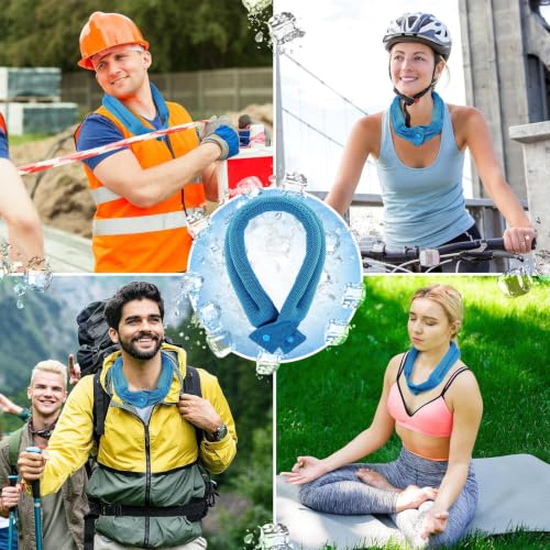 Breathable Cooling Neck Wraps Set – 3 Pack Summer Ice Polymer Towels