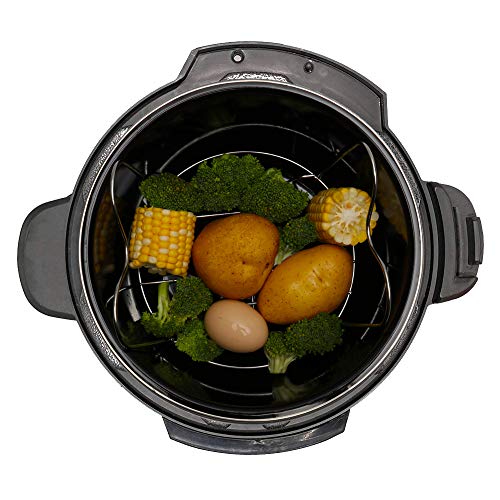 6-Inch Steamer Rack Trivet with Handles for Instant Pot