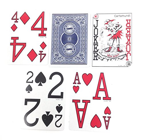 Low Vision Playing Cards - Extra Large Graphics, 55 Cards