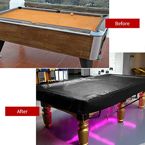 7ft Pool Table Cover with Storage Bag - Waterproof Billiard Protection
