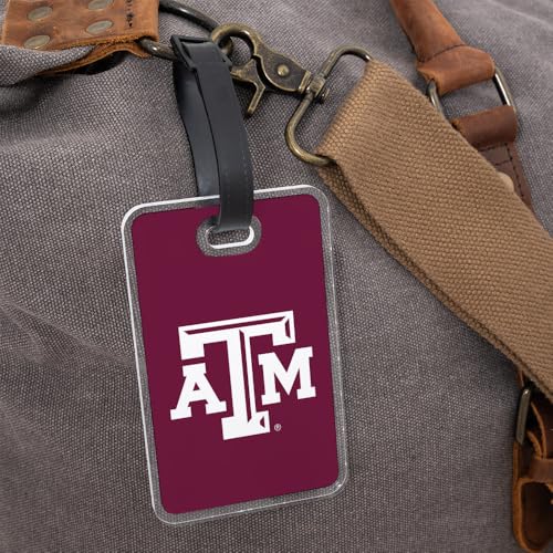 Acrylic Luggage Tag ID - Texas A&M Aggies - 2 Pack