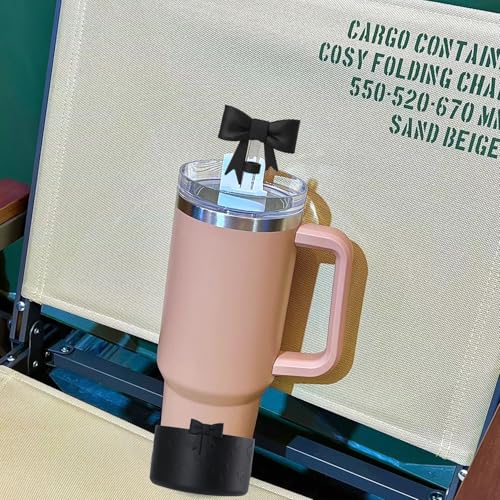 Silicone Straw Cover Topper and Bottle Boot for Tumbler - 10mm - 3Pcs