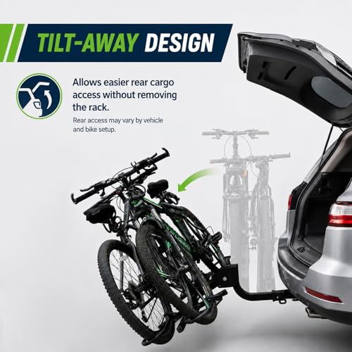 2-Bike Rack Hitch for E-Bikes & Fat Tires - 160lb Capacity