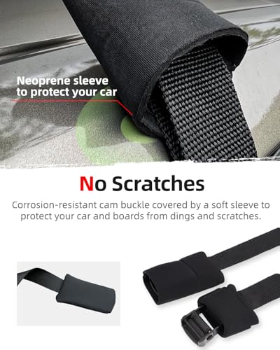 Universal Soft Roof Rack Pads for Kayaks & Surfboards