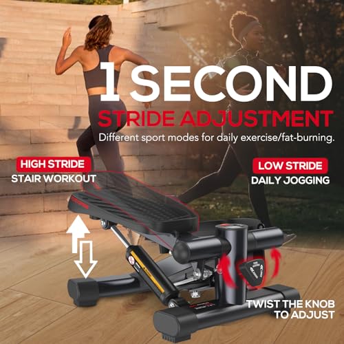 Fitness Stair Stepper with Resistance Bands - FITSTEP500