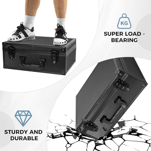 Trading Card Storage Box for 3" x 4" Top Loaders | 610+ Capacity with Separators & Dividers