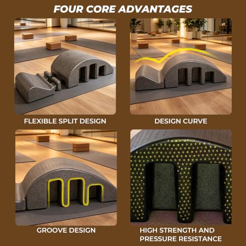 Arc Foam Yoga Bed for Spinal Correction and Pain Relief