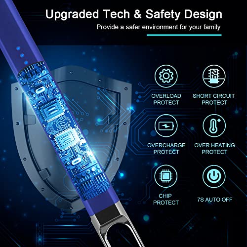 Electric Arc Lighter - Windproof USB Rechargeable Candle Lighter with LED - Blue