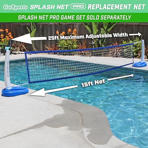 GoSports Blue Pool Volleyball Net Replacement for Splash Net PRO & MAX