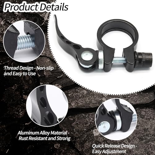 31.8mm Bicycle Seat Post Clamp - Lightweight Aluminum