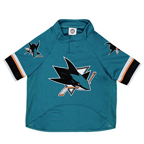NHL San Jose Sharks Jersey for Dogs & Cats - Medium