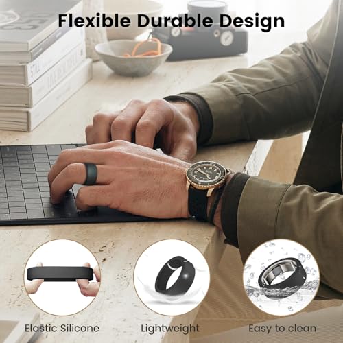 10 Pack Silicone Ring Cover for Oura Ring Gen 3 & 4 - Size S