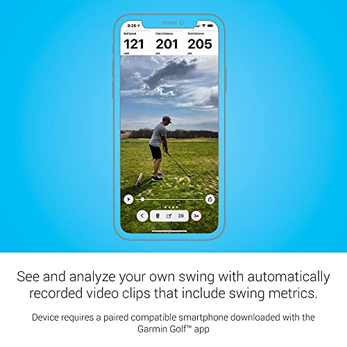 Portable Golf Launch Monitor - Garmin Approach R10, 10-Hour Battery Life