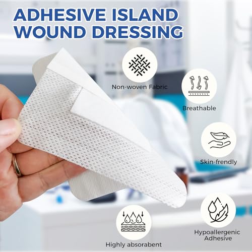 2"x2" Island Dressing Gauze Pads - 30 Individually Packed