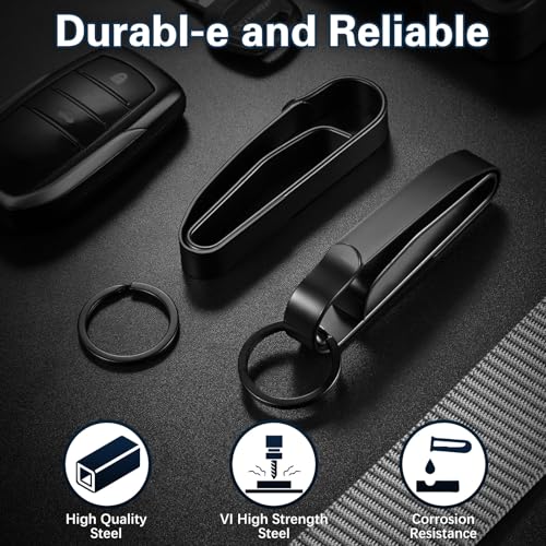 Premium Duty Belt Key Holder Clip - 2PCS Quick Release Key Keeper