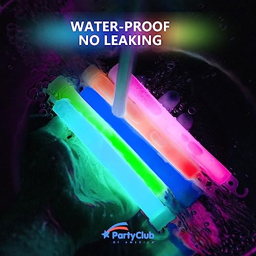 Premium Glow Fever Bulk Ultra Bright Multi Color Glow Sticks Emergency Light Sticks for Camping Accessories Parties Hurricane Supplies Earthquake Survival Kit and More